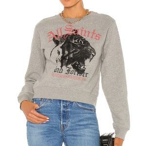 All saints logo sweatshirt